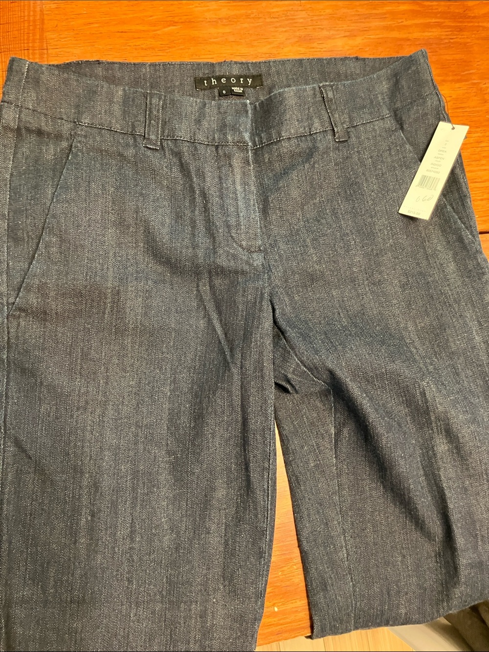 Theory Straight-Leg Jeans in Dark Blue
